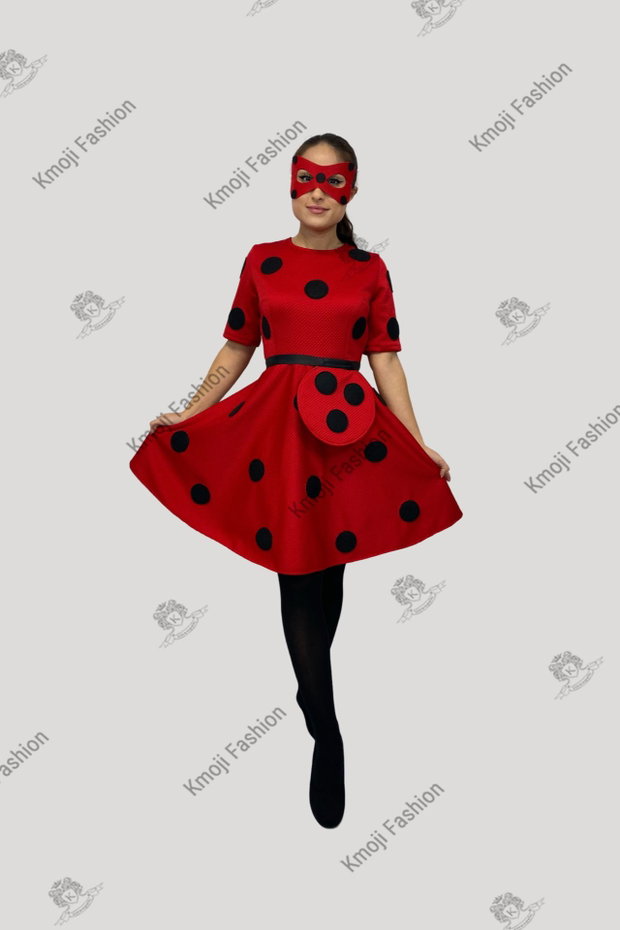 Rochie Buburuză - Miraculous Ladybug Adult