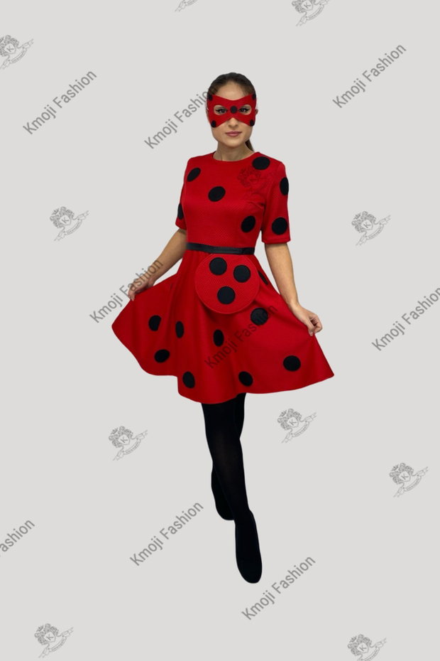 Rochie Buburuză - Miraculous Ladybug Adult
