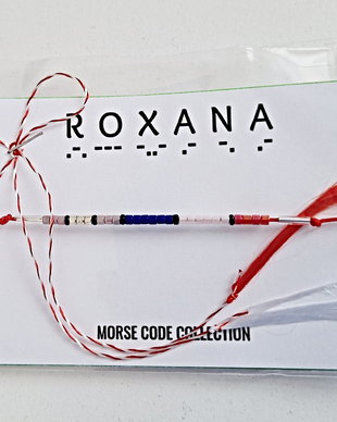 Bratara mesaj cod Morse ROXANA
