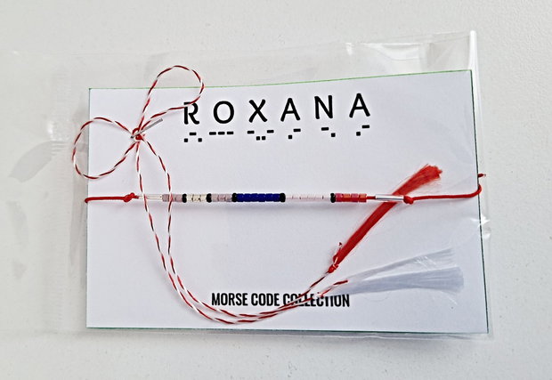 Bratara mesaj cod Morse ROXANA