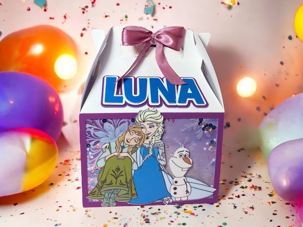 Cutie Cadou Personalizată pentru Petrecere Tematica Frozen
