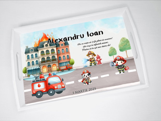 Set aniversar personalizat - Pompier