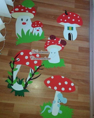 Decoratiuni ciupercute