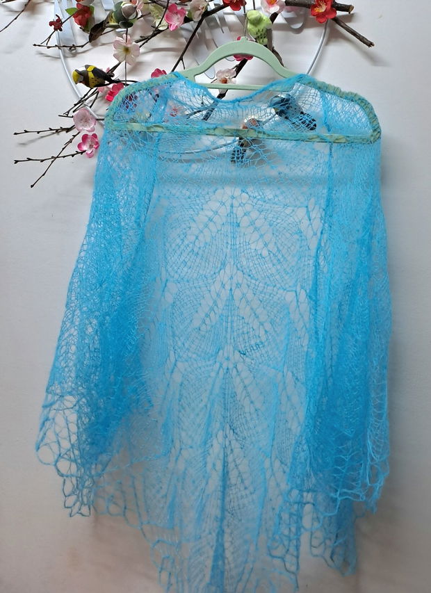 Șal turcoaz