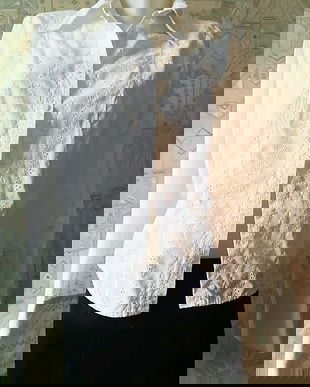 bluza alba brodata Mark & Spencer , M