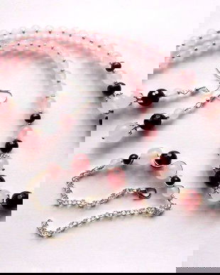 set cu jad roz si onix 47881