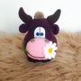 Taurasul fericit - Zodia Taur figurina/animale/jucarie crosetata, handmade. LA COMANDA