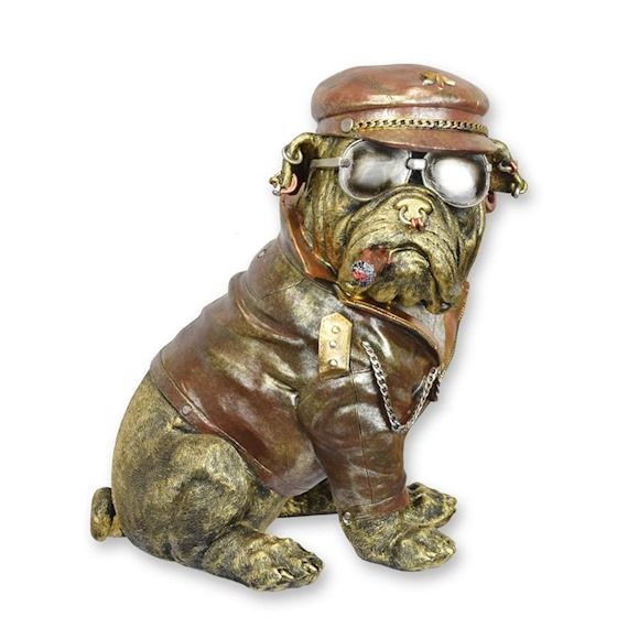 Buldog englez-statueta din rasini