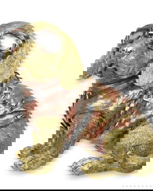 Catelus pilot-statueta din rasini