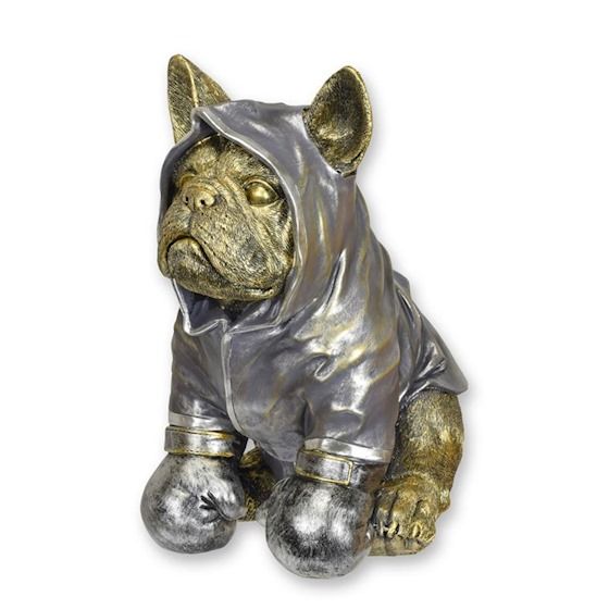 Buldog englez-statueta din rasini