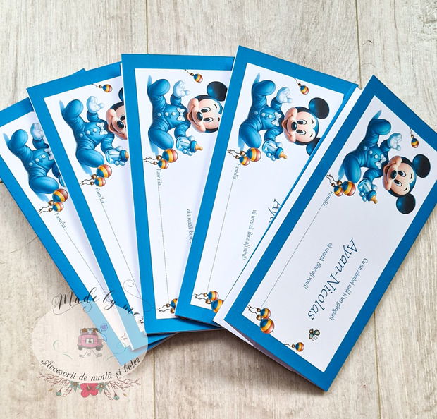 Plic de bani botez disney