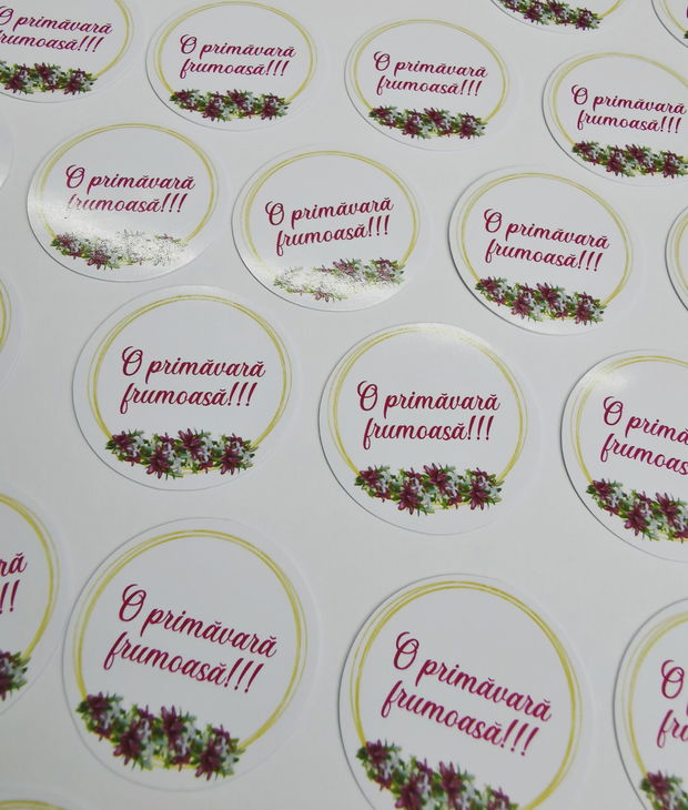Etichete autoadezive personalizate nunta, botez