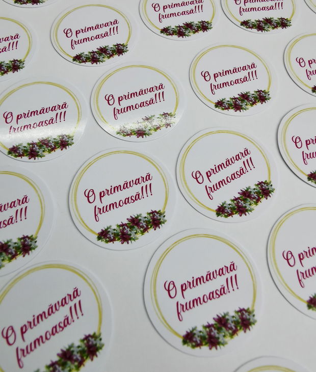 Etichete autoadezive personalizate nunta, botez