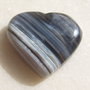 Inima din blue opal cabochon (lucrat manual in India) cabochon aprox 27.5x24.5x7.5