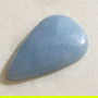 Angelit cabochon (lucrat manual in India) aprox 31x19.7x5 mm