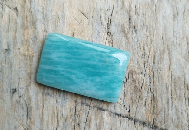 Cabochon amazonit, 28x19 mm