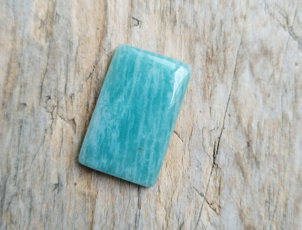 Cabochon amazonit, 28x19 mm