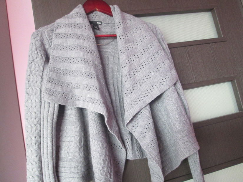 cardigan scurt H&M gri S/M