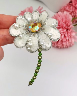 Rezervat Broșă Margaretă - Daisy Charm