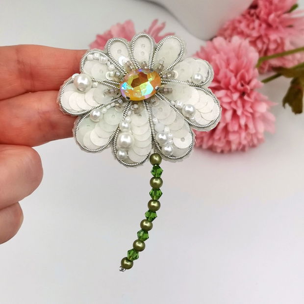 Broșă Margaretă - Daisy Charm
