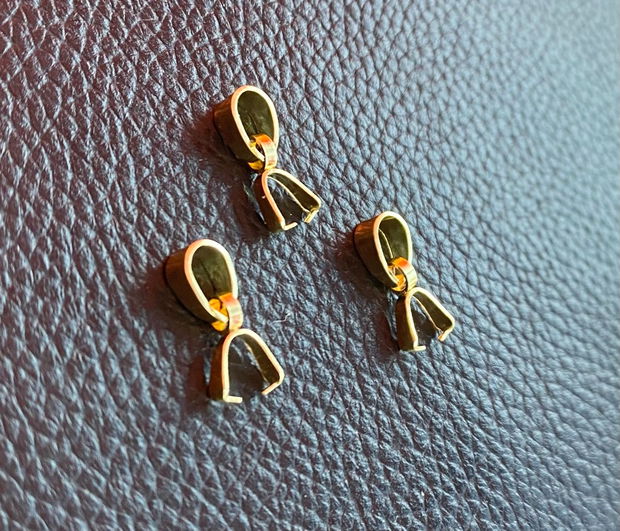 Agatatoare pandantiv otel inoxidabil 15x3mm - 1 buc