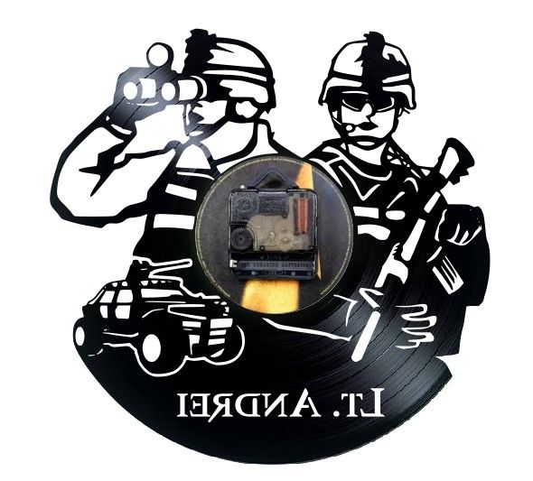 MILITARI-ceas de perete (personalizabil)