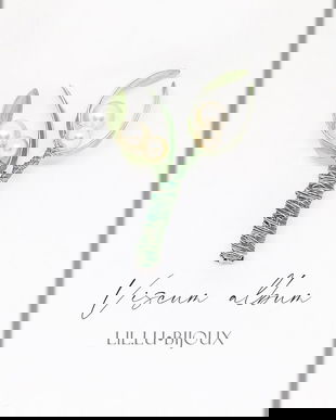 Brosa vasc cu perle Swarovski