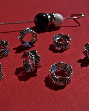 Coronita MARE din argint .925 aprox 9.5x5 mm