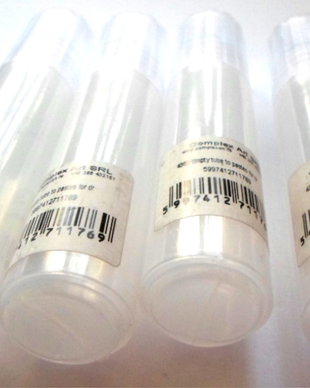 Recipient pentru lipici si alte substante plastic alb transparent