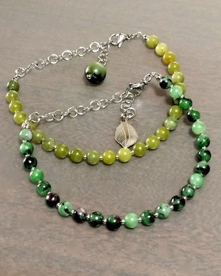 Bratari delicate din pietre semipretioase