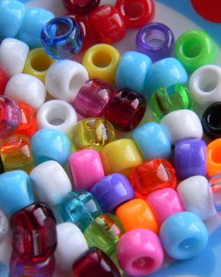 Margele acril (plastic) - 100 buc.