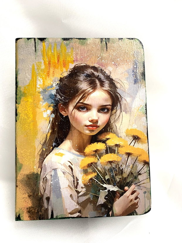 Cutie - caseta de bijuterii decorata manual 00384