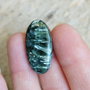 Cabochon serafinit, 31x16 mm