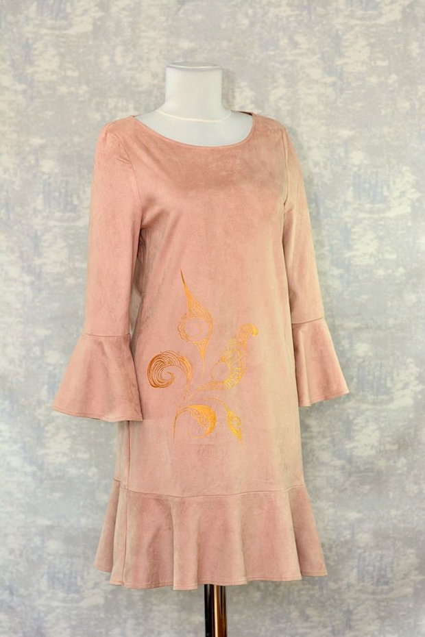 Rochie pictata manual
