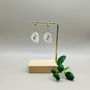 Cercei lut polimeric - Little White Drops