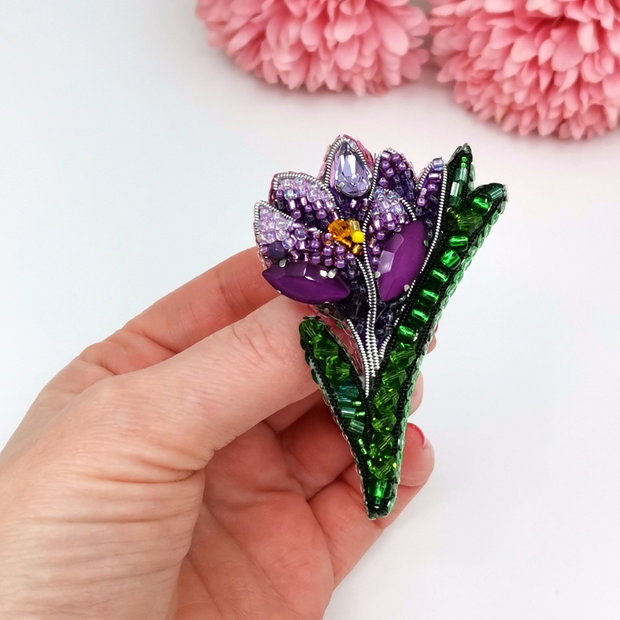 Rezervat Broșă floare - Crocus Dream