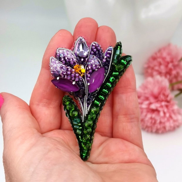 Rezervat Broșă floare - Crocus Dream