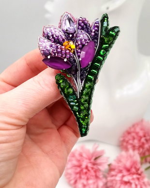 Rezervat Broșă floare - Crocus Dream