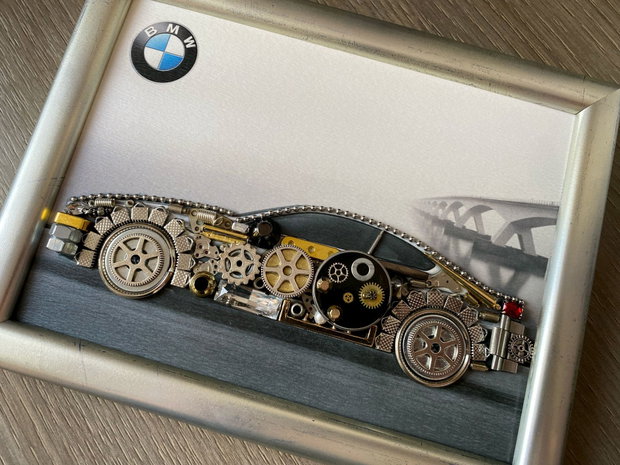 BMW Cod M 678・Decoratiune birou・Decor Vintage・Colaj steampunk・Cadouri Barbati