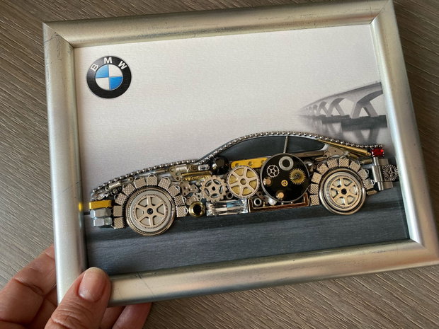 BMW Cod M 678・Decoratiune birou・Decor Vintage・Colaj steampunk・Cadouri Barbati