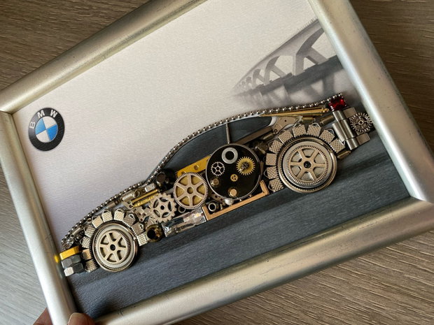 BMW Cod M 678・Decoratiune birou・Decor Vintage・Colaj steampunk・Cadouri Barbati