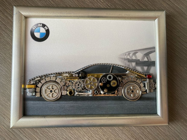 BMW Cod M 678・Decoratiune birou・Decor Vintage・Colaj steampunk・Cadouri Barbati