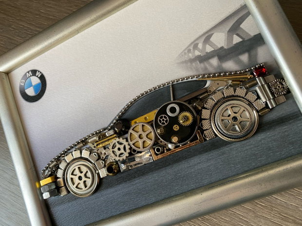 BMW Cod M 678・Decoratiune birou・Decor Vintage・Colaj steampunk・Cadouri Barbati