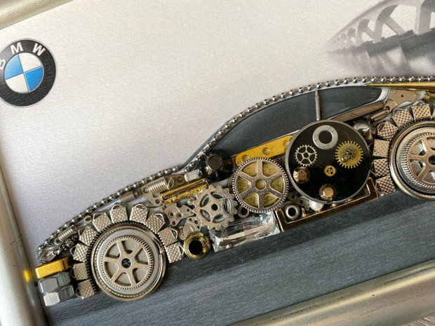 BMW Cod M 678・Decoratiune birou・Decor Vintage・Colaj steampunk・Cadouri Barbati