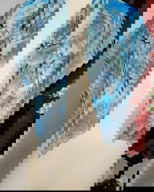 Esarfa matase naturala cod 59