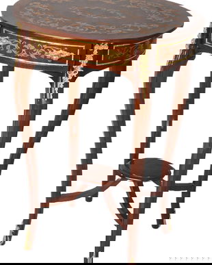 Masa baroc din lemn masiv furniruit