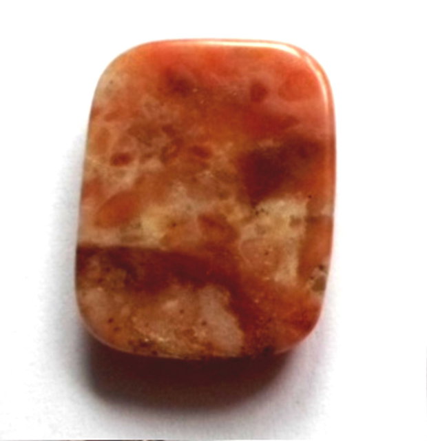 Cabochon dreptunghi nuante maro