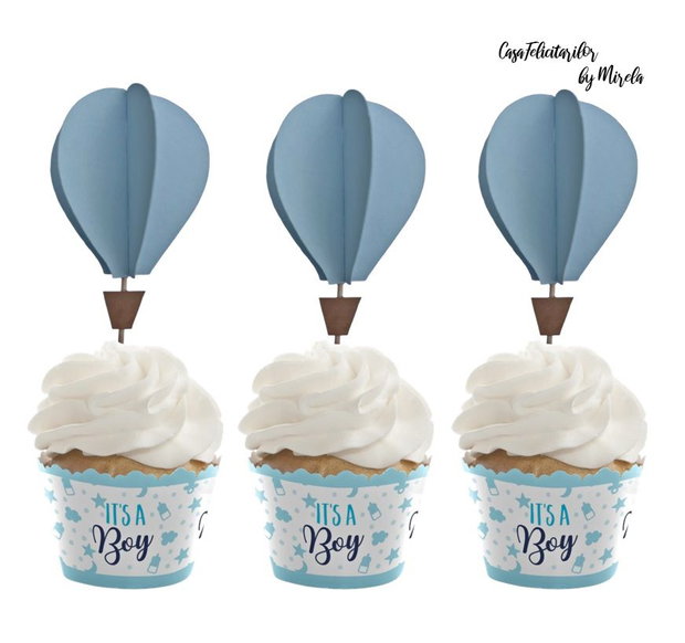 Balon cu aer cald- toppere tridimensionale