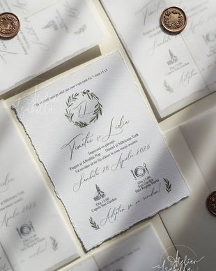 Invitație nuntă Olive