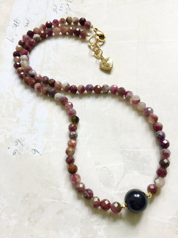 Colier CHOKER Turmalina visinie